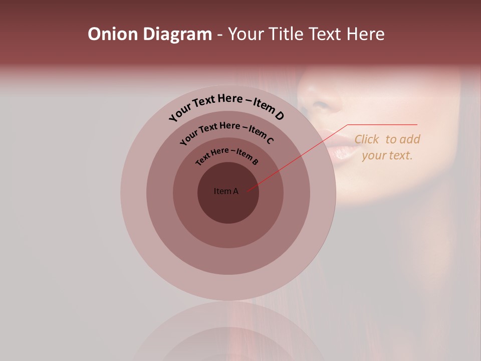 Woman Border Girl PowerPoint Template