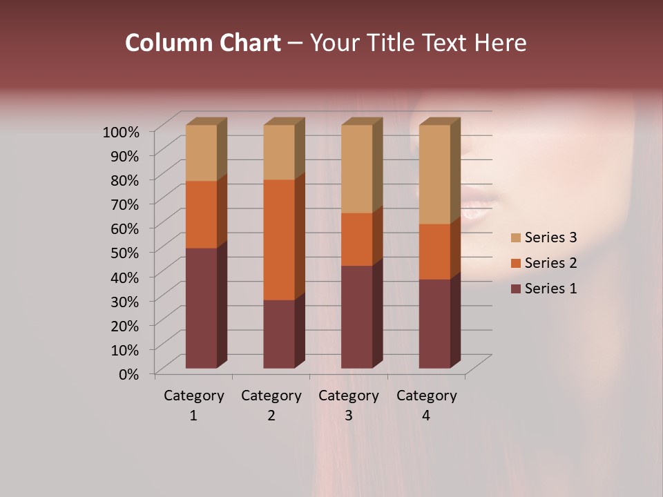 Woman Border Girl PowerPoint Template