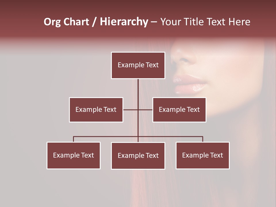 Woman Border Girl PowerPoint Template