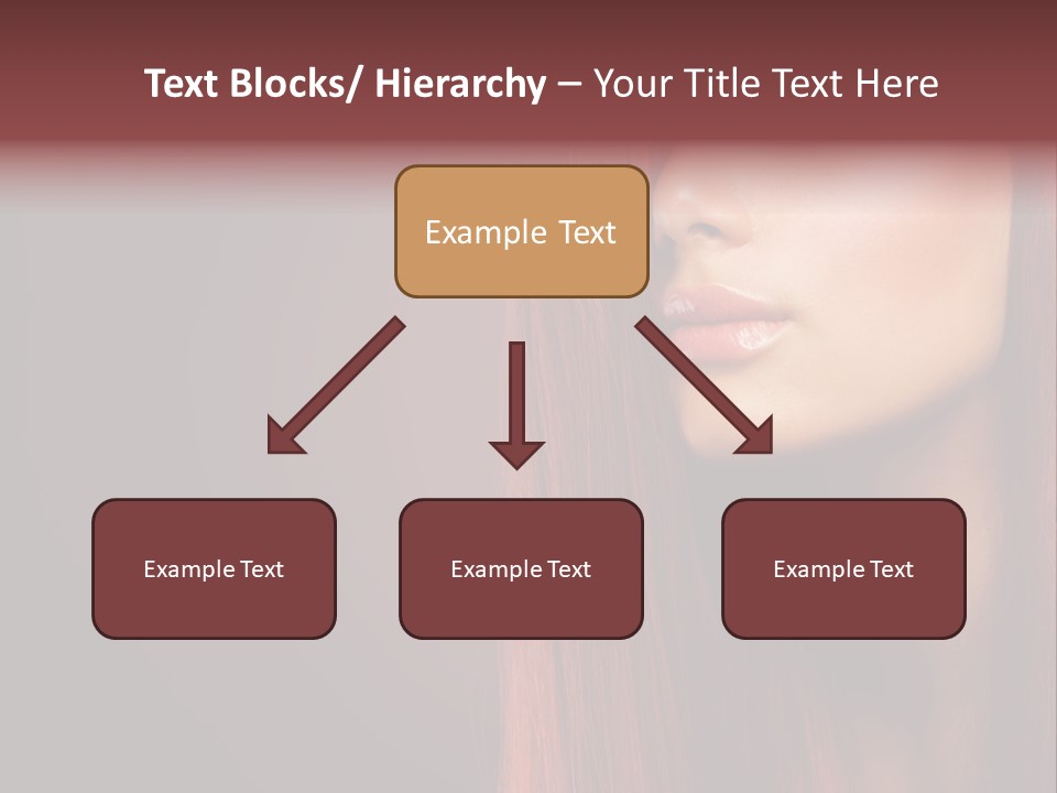 Woman Border Girl PowerPoint Template