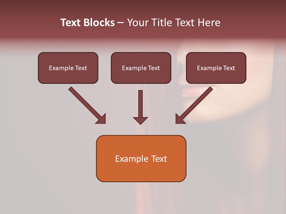 Woman Border Girl PowerPoint Template
