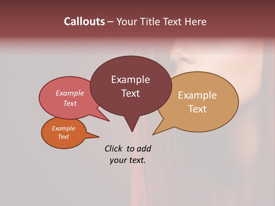 Woman Border Girl PowerPoint Template