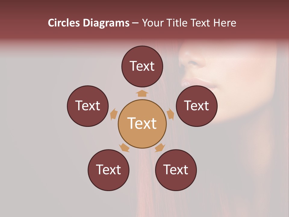 Woman Border Girl PowerPoint Template