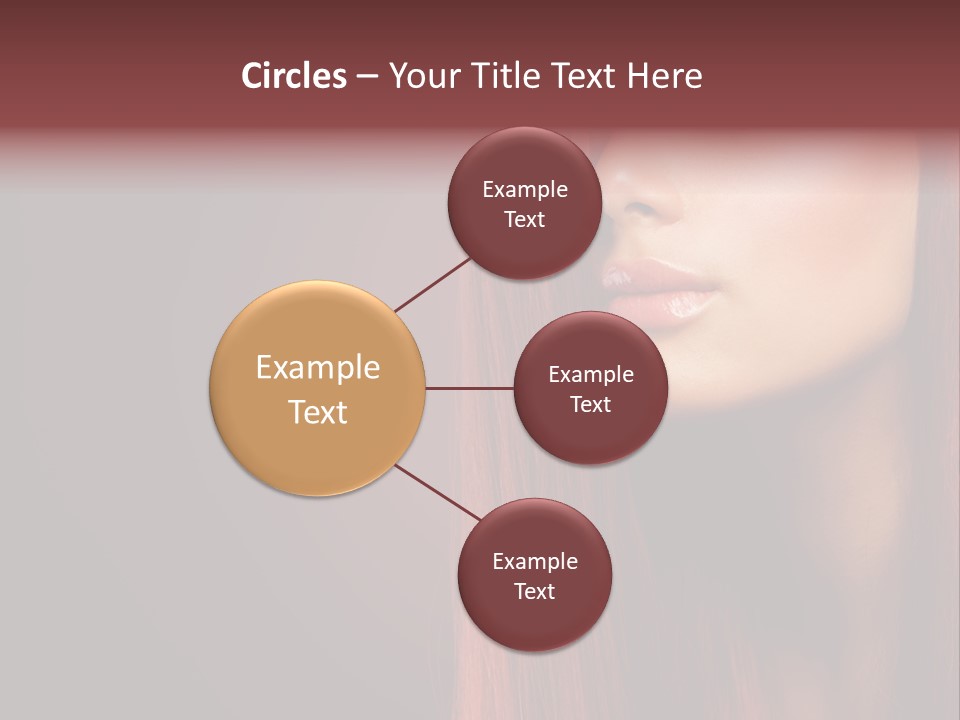 Woman Border Girl PowerPoint Template