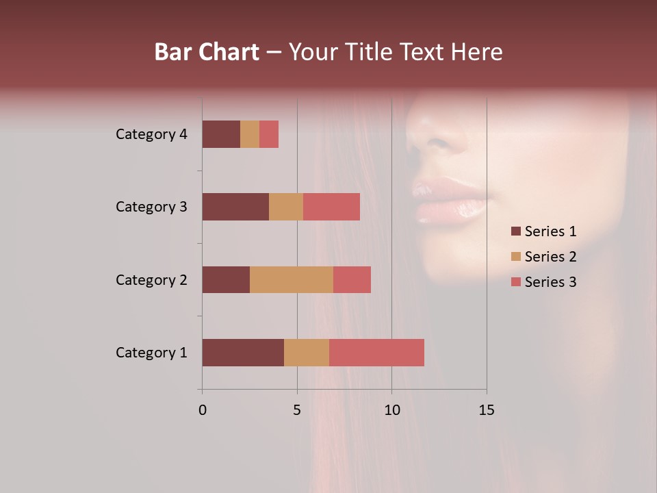 Woman Border Girl PowerPoint Template