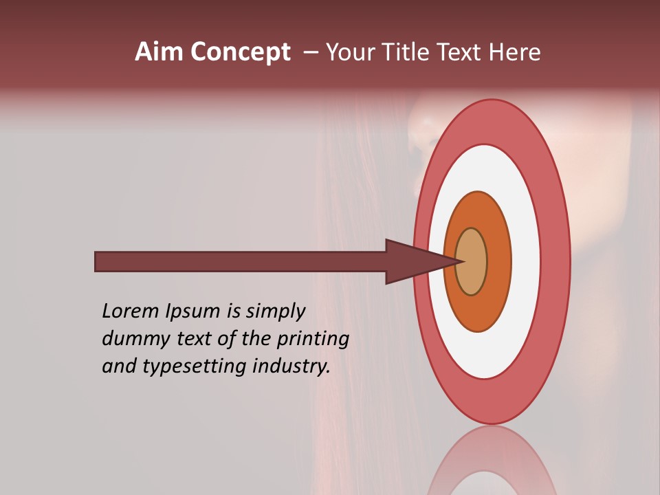 Woman Border Girl PowerPoint Template