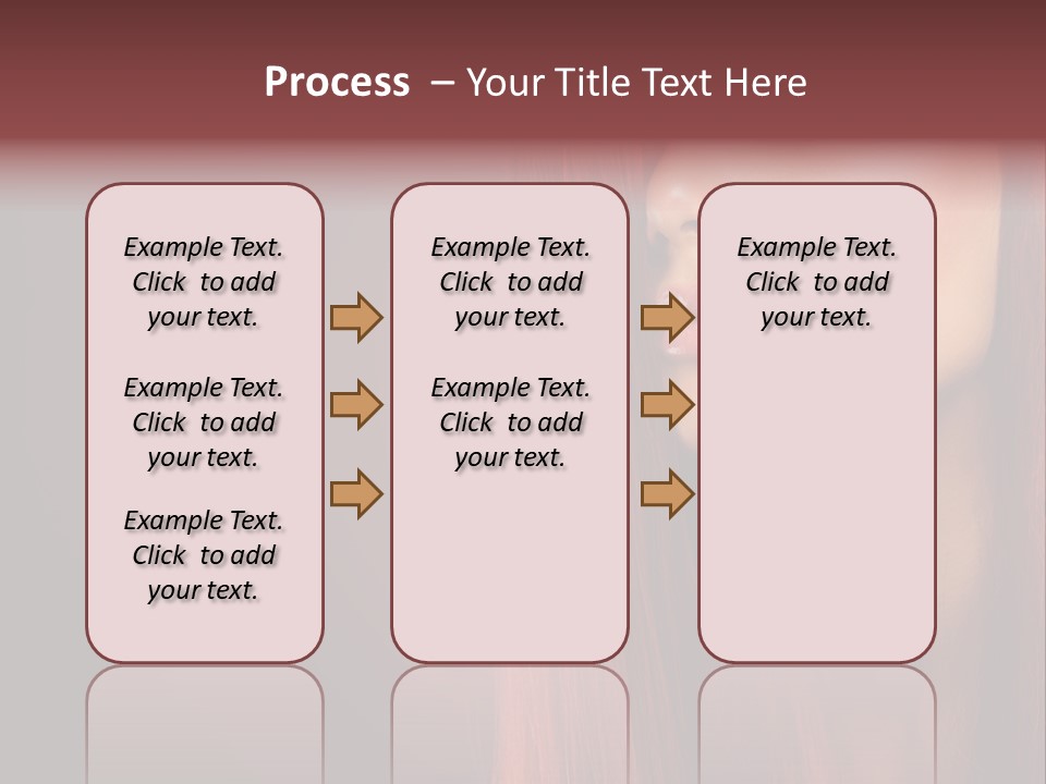 Woman Border Girl PowerPoint Template