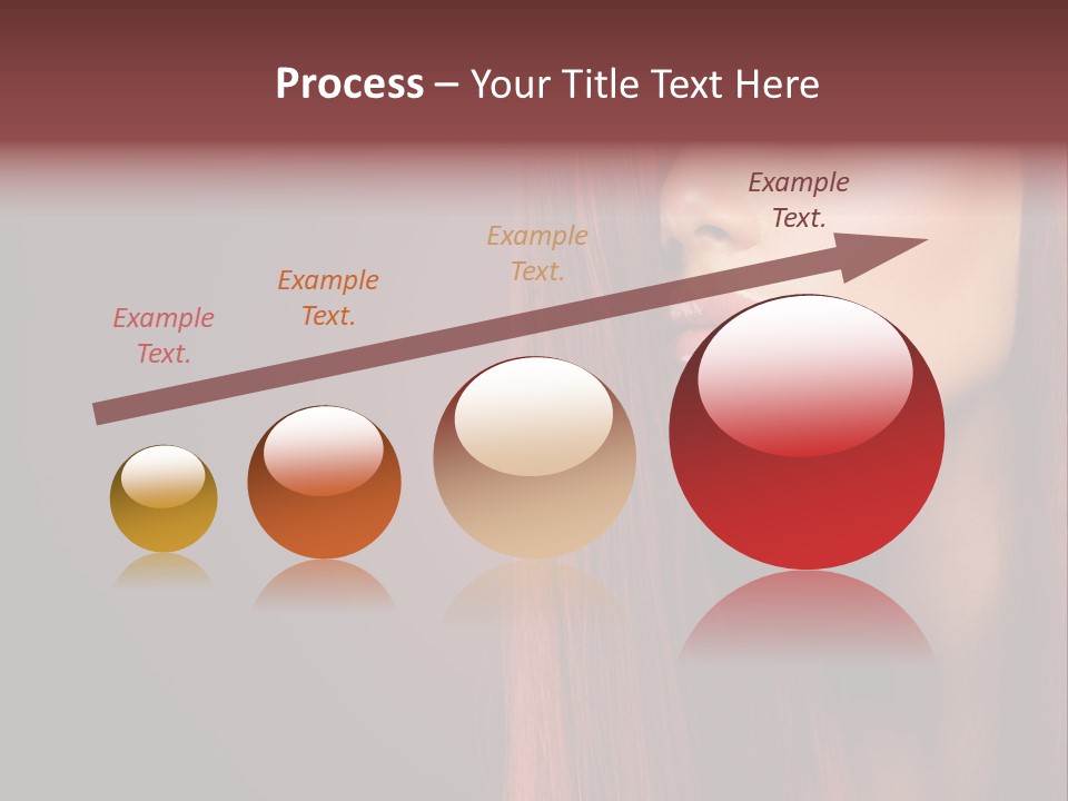 Woman Border Girl PowerPoint Template