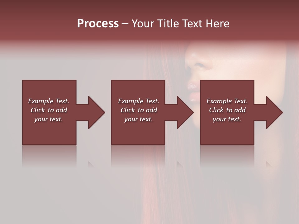 Woman Border Girl PowerPoint Template