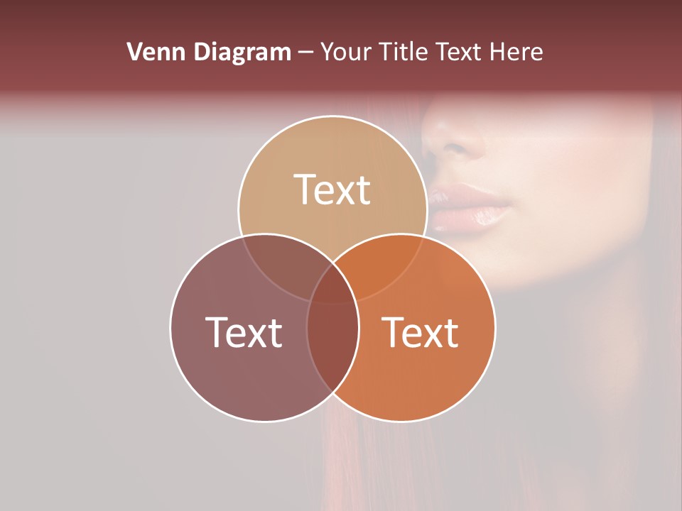 Woman Border Girl PowerPoint Template