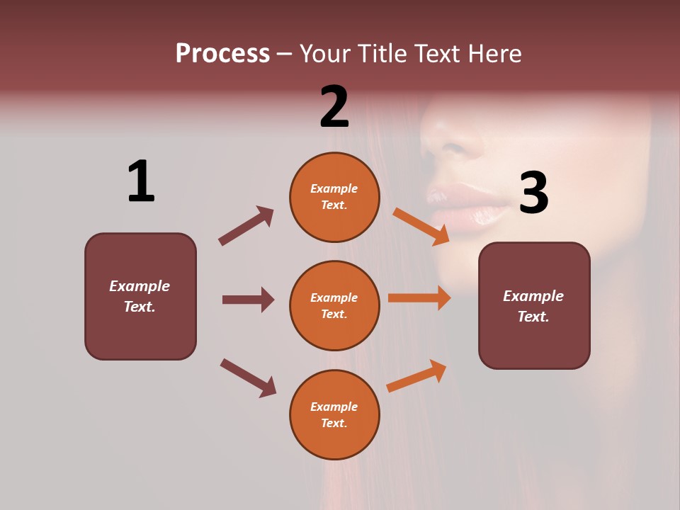 Woman Border Girl PowerPoint Template