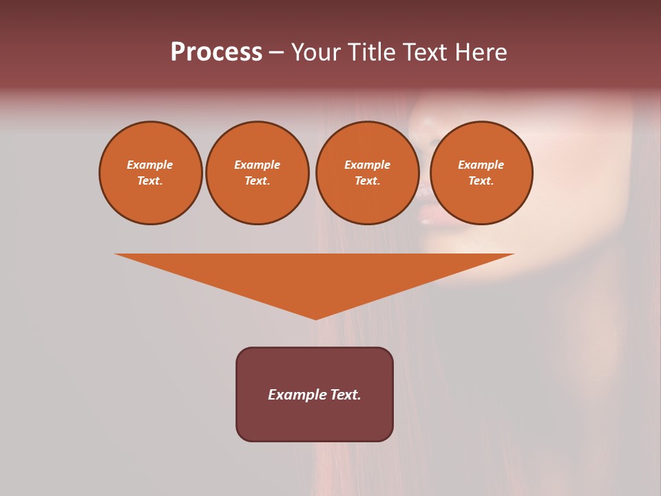 Woman Border Girl PowerPoint Template