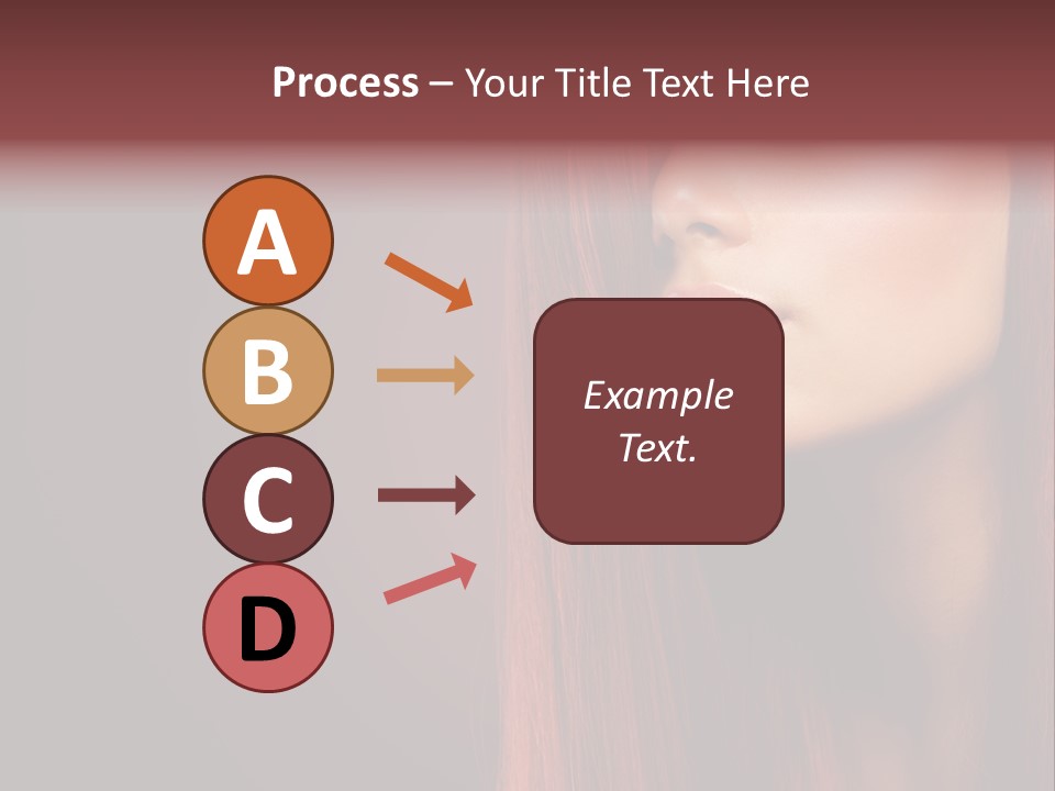 Woman Border Girl PowerPoint Template