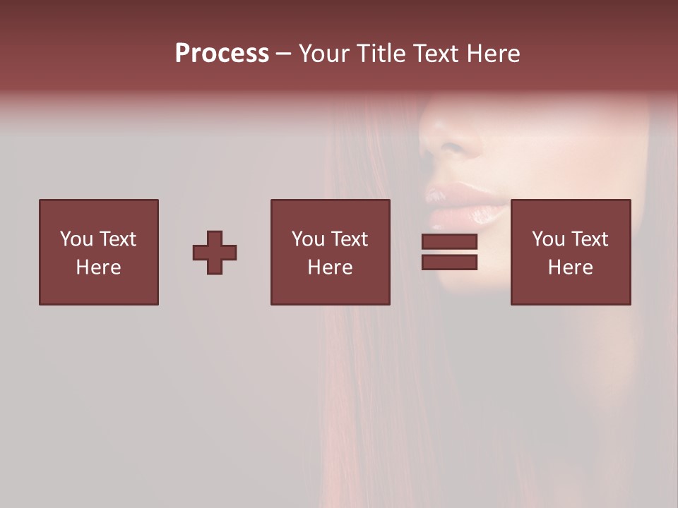 Woman Border Girl PowerPoint Template