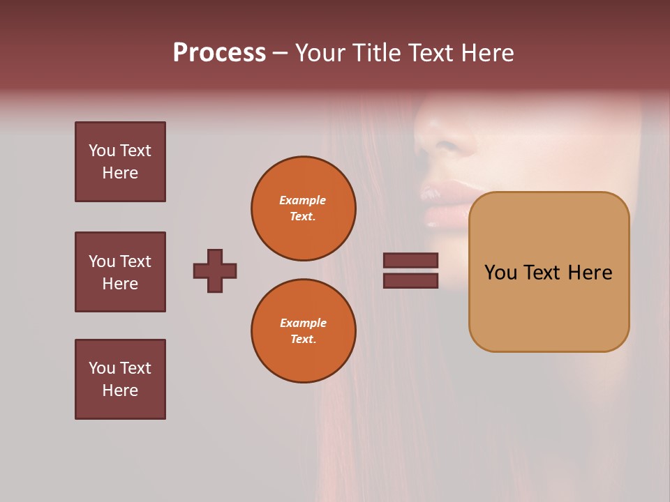 Woman Border Girl PowerPoint Template
