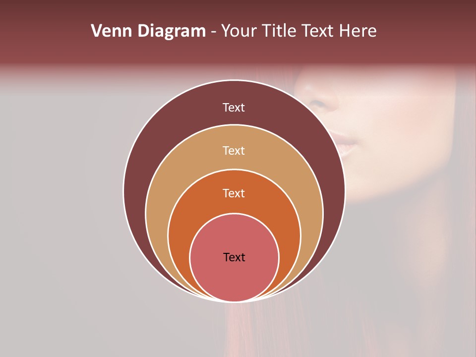 Woman Border Girl PowerPoint Template