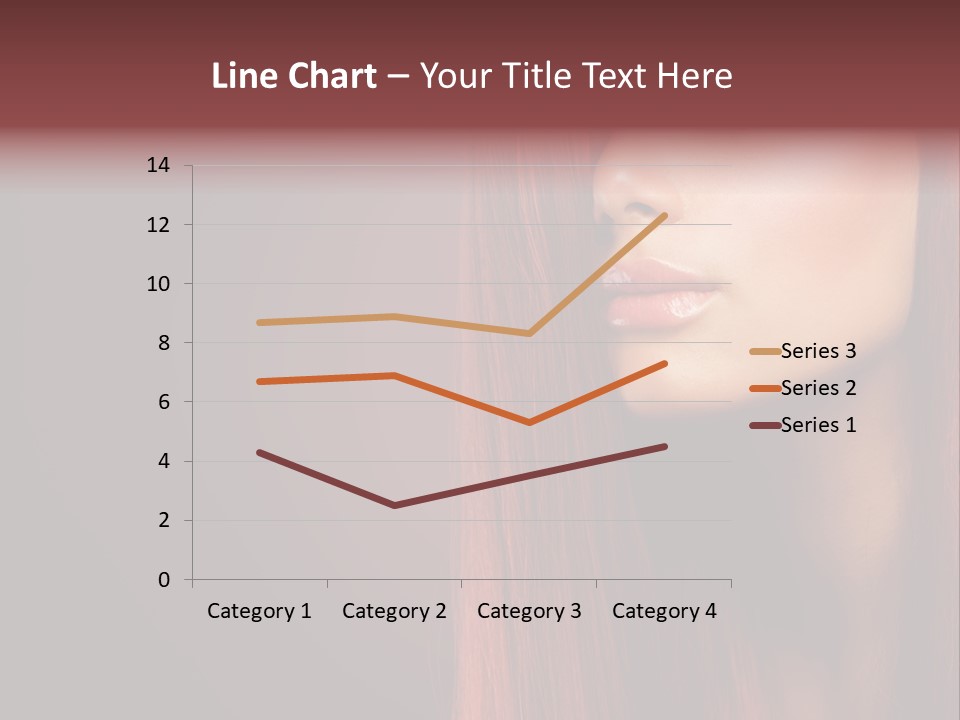 Woman Border Girl PowerPoint Template