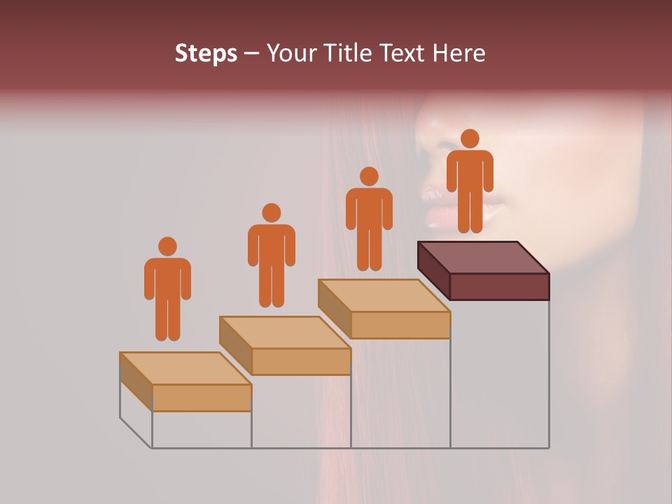 Woman Border Girl PowerPoint Template