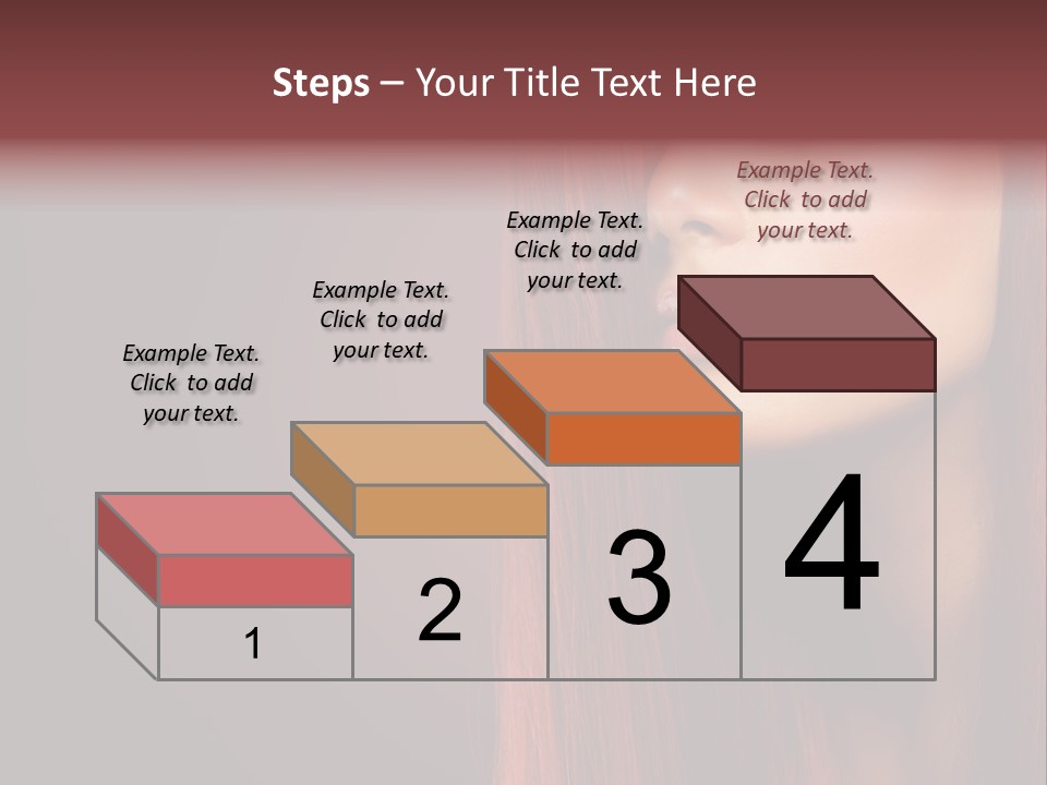 Woman Border Girl PowerPoint Template