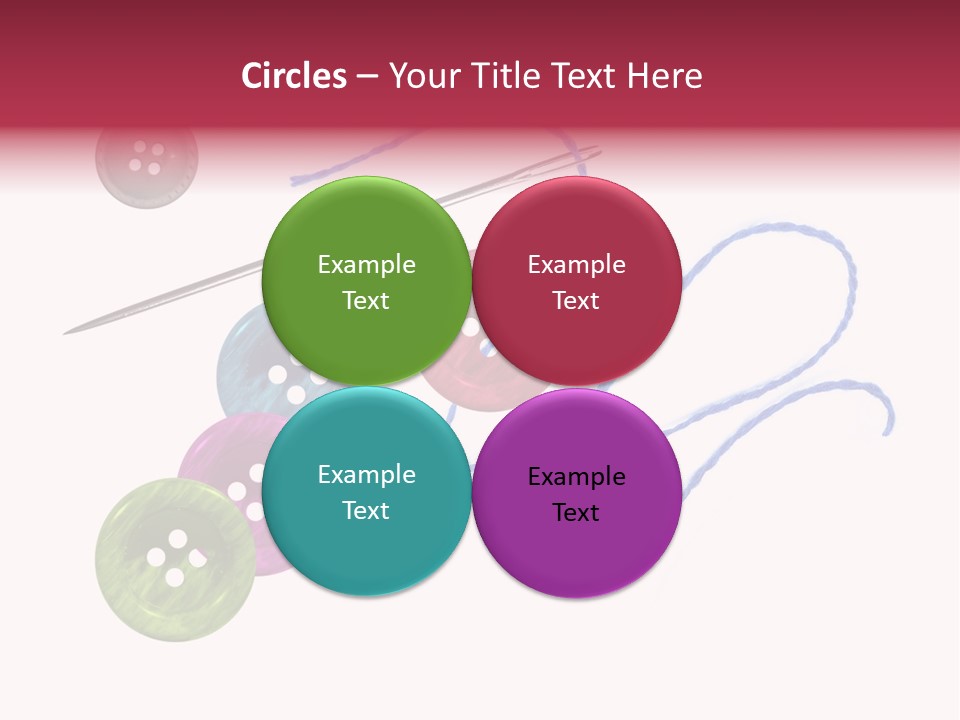 White Fashion Holes PowerPoint Template