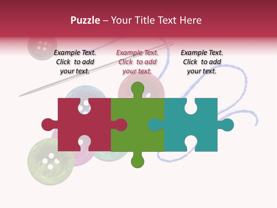 White Fashion Holes PowerPoint Template