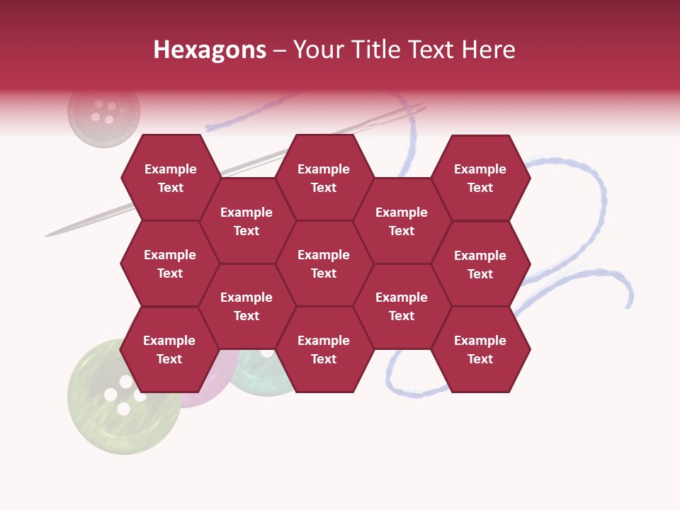 White Fashion Holes PowerPoint Template