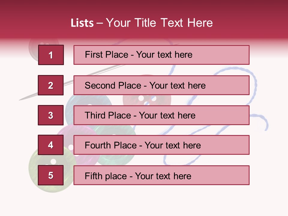 White Fashion Holes PowerPoint Template