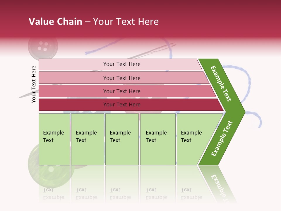 White Fashion Holes PowerPoint Template