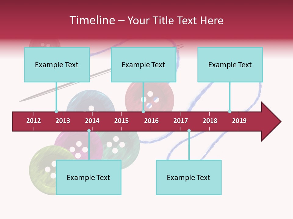 White Fashion Holes PowerPoint Template