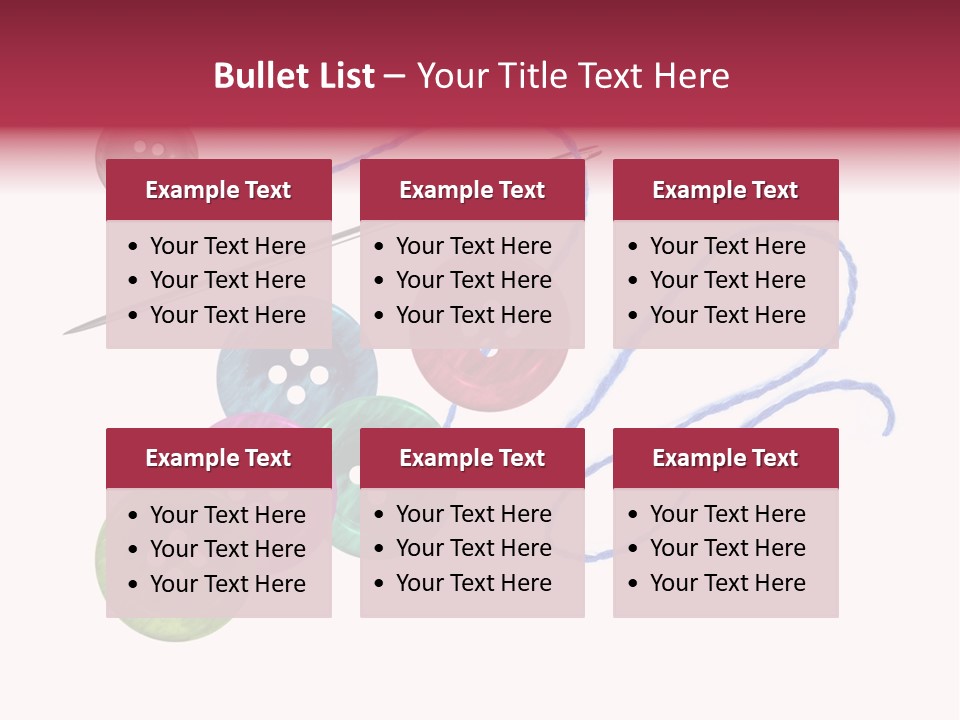 White Fashion Holes PowerPoint Template