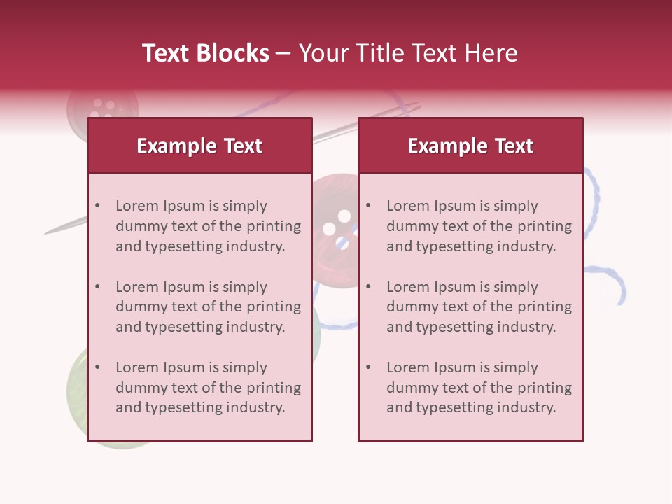 White Fashion Holes PowerPoint Template