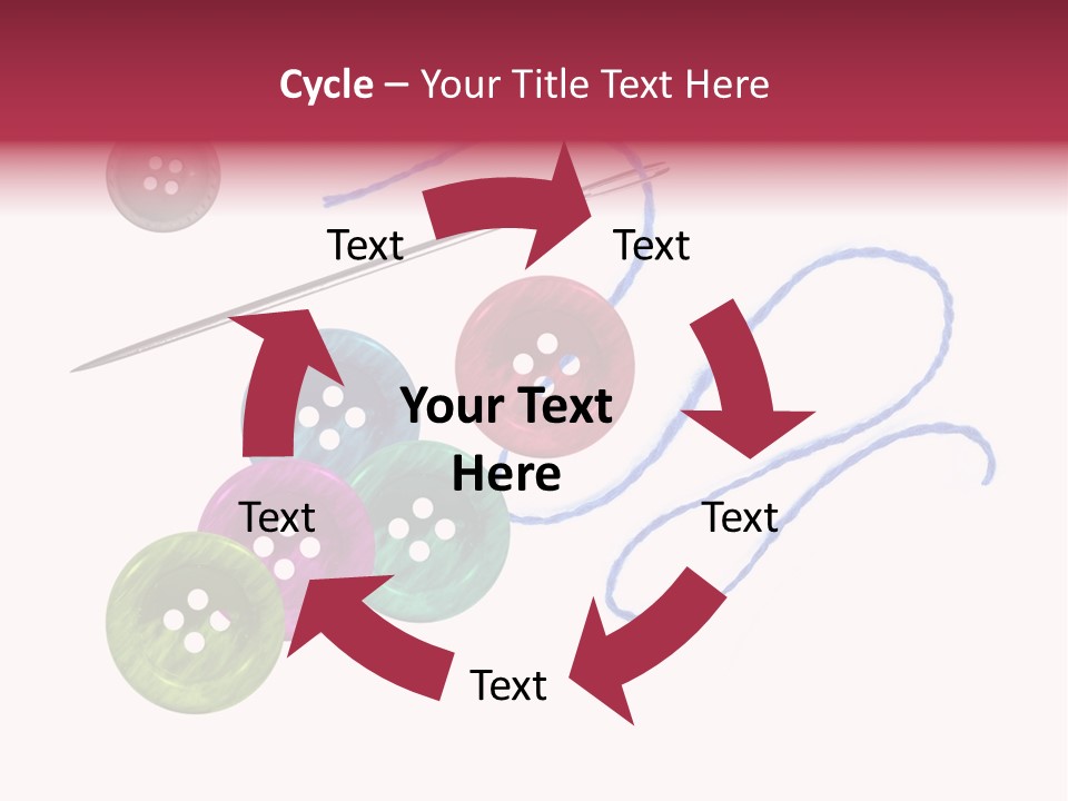 White Fashion Holes PowerPoint Template