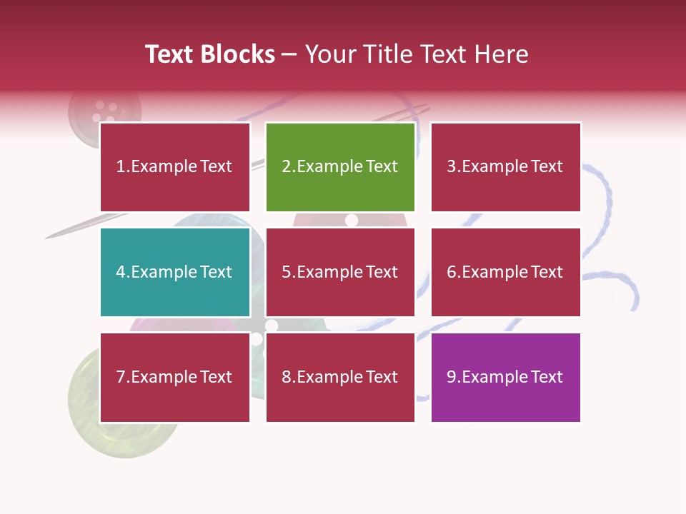 White Fashion Holes PowerPoint Template