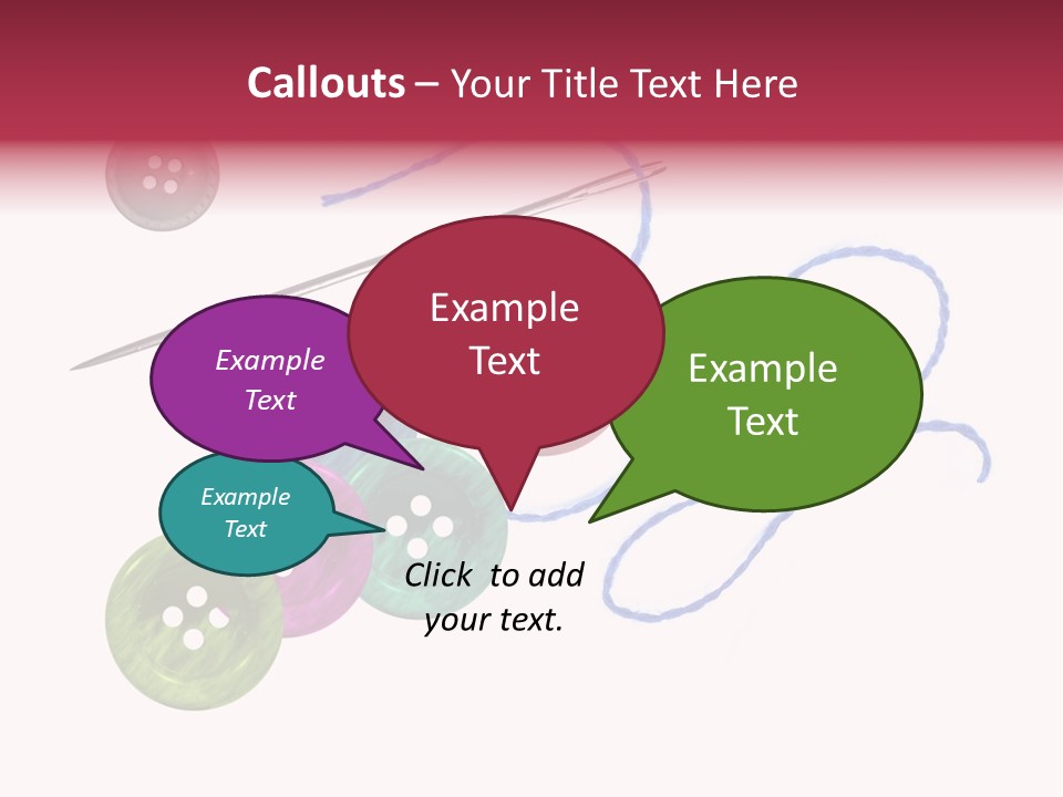 White Fashion Holes PowerPoint Template