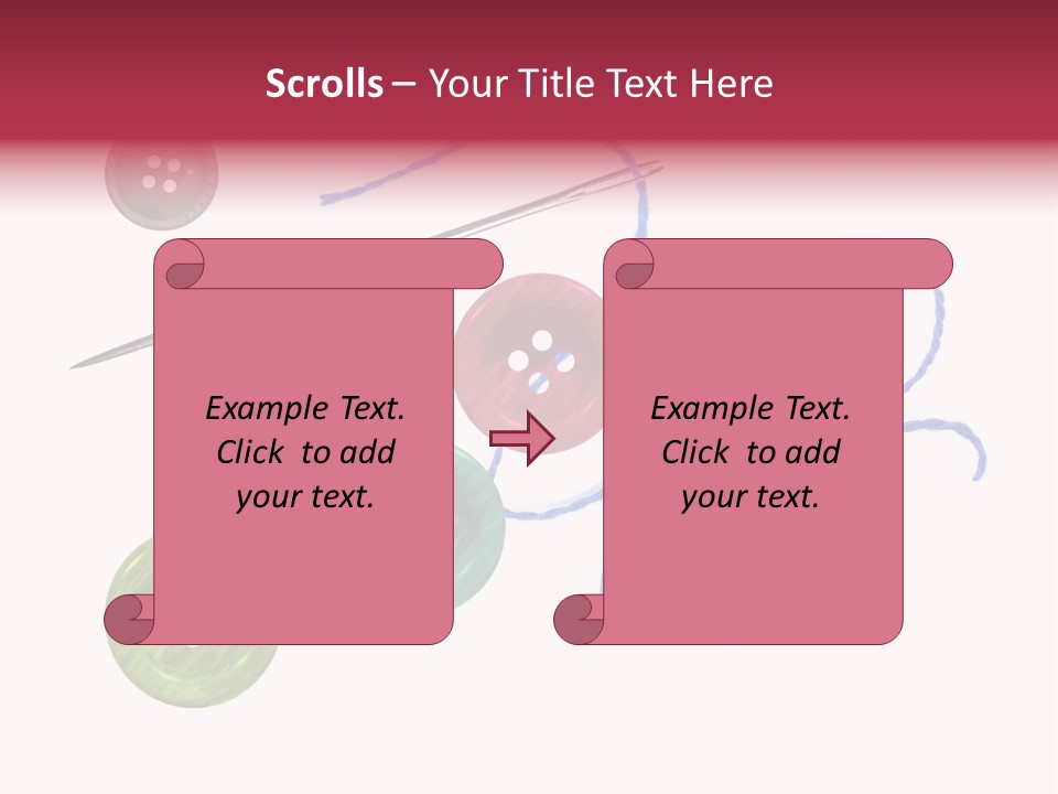 White Fashion Holes PowerPoint Template