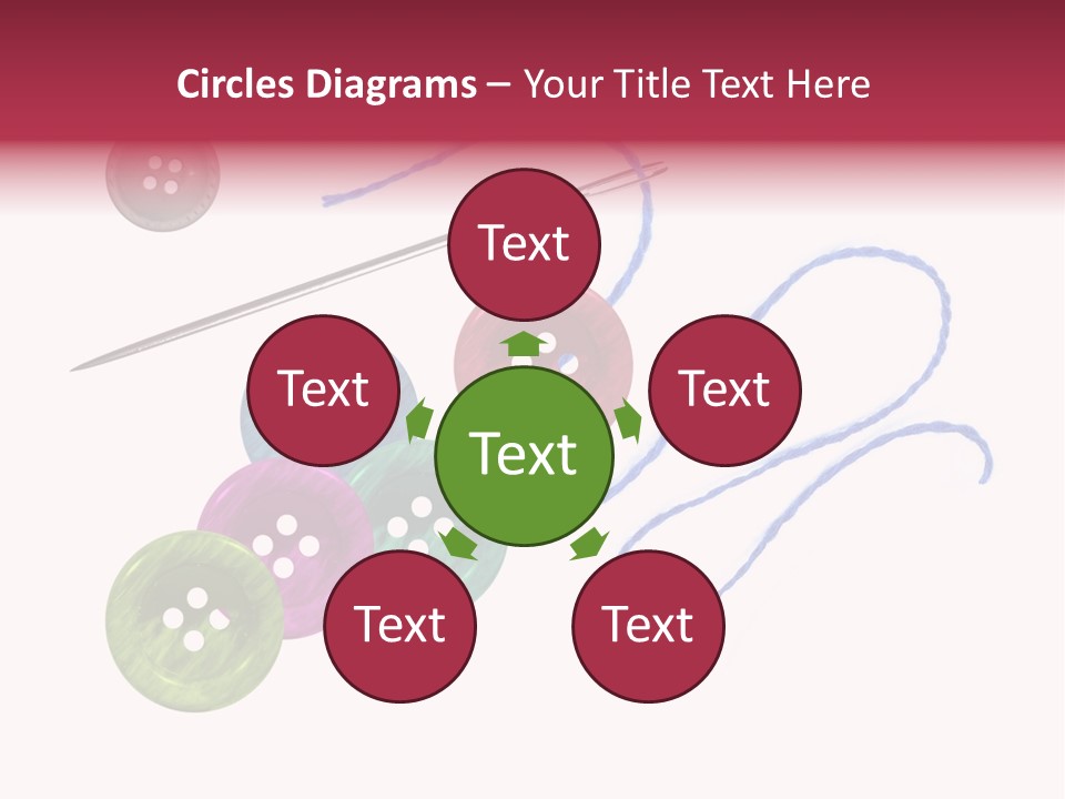 White Fashion Holes PowerPoint Template