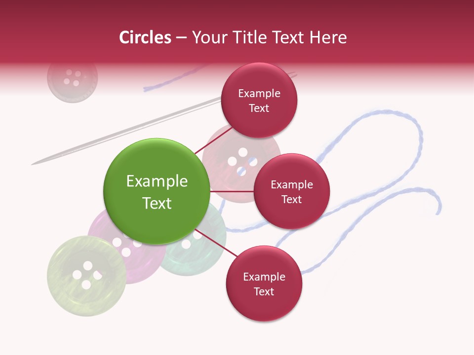 White Fashion Holes PowerPoint Template