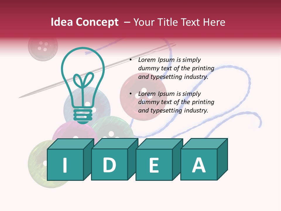 White Fashion Holes PowerPoint Template