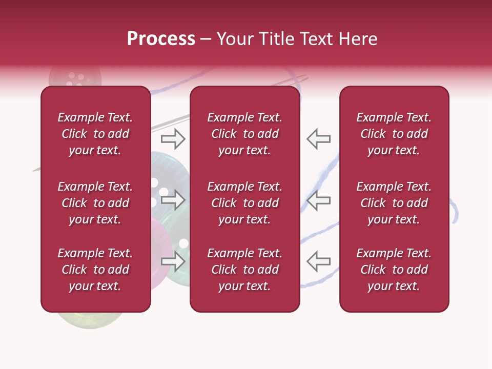 White Fashion Holes PowerPoint Template