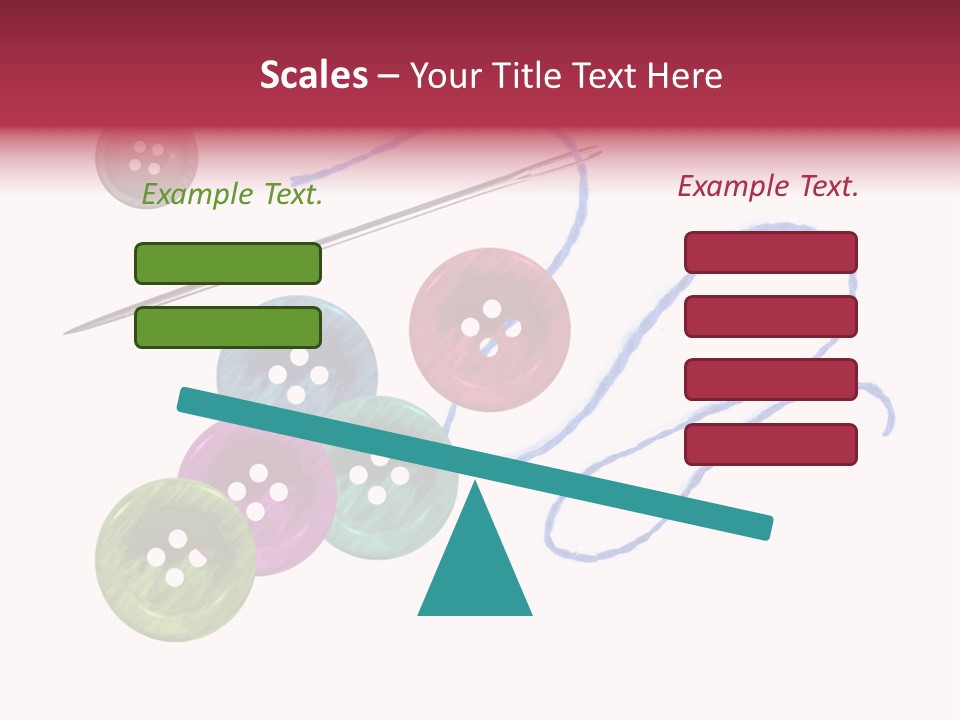 White Fashion Holes PowerPoint Template