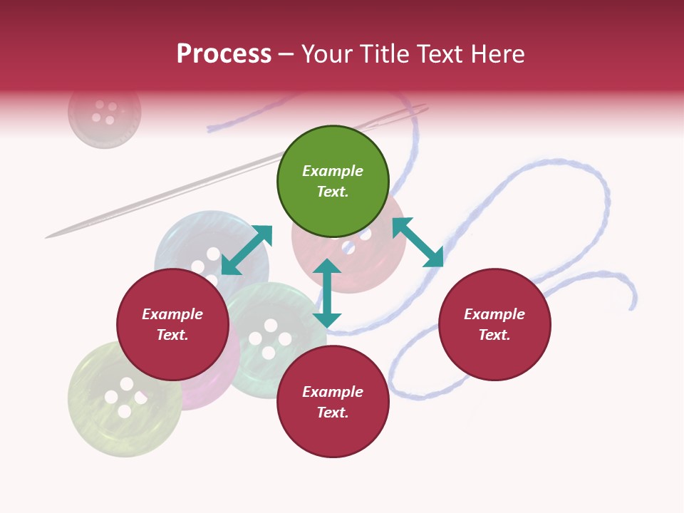 White Fashion Holes PowerPoint Template