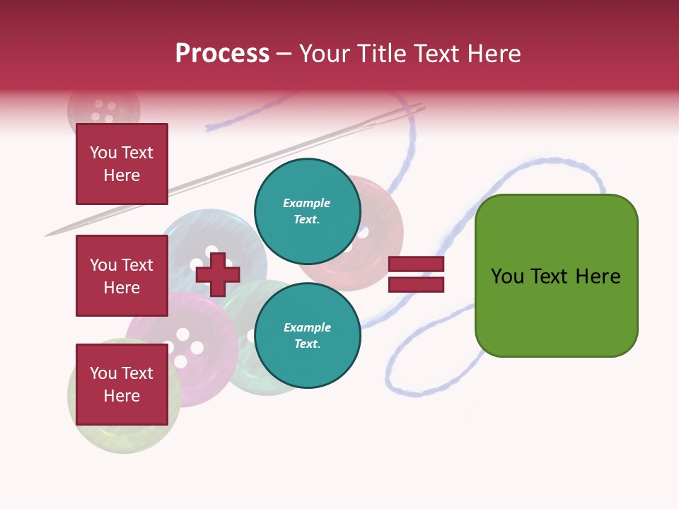 White Fashion Holes PowerPoint Template