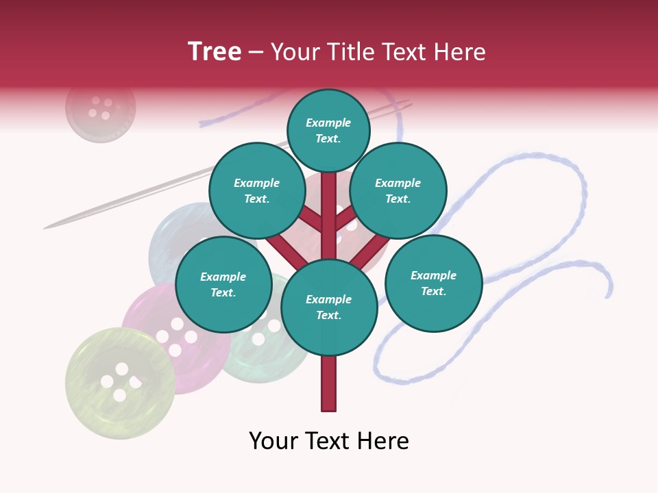 White Fashion Holes PowerPoint Template