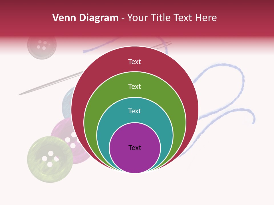 White Fashion Holes PowerPoint Template