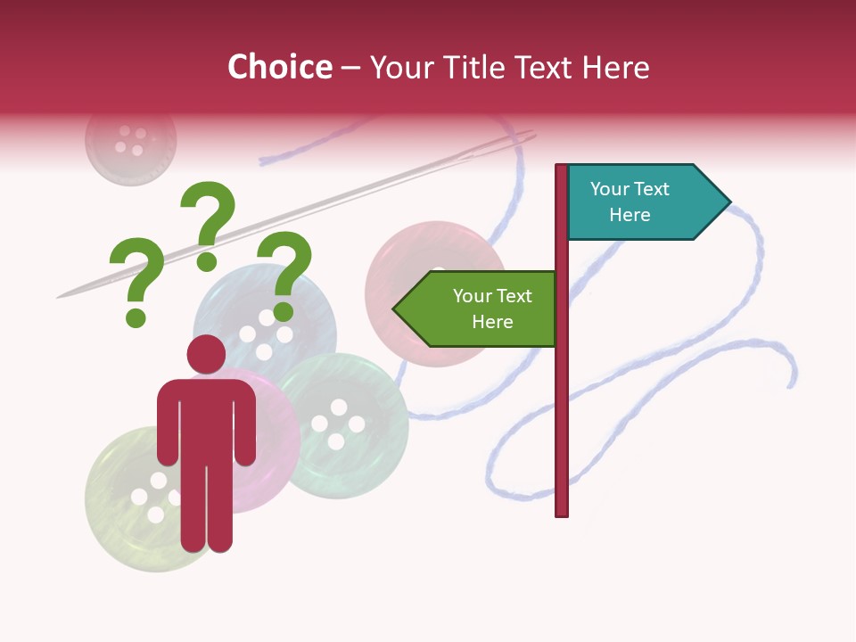 White Fashion Holes PowerPoint Template