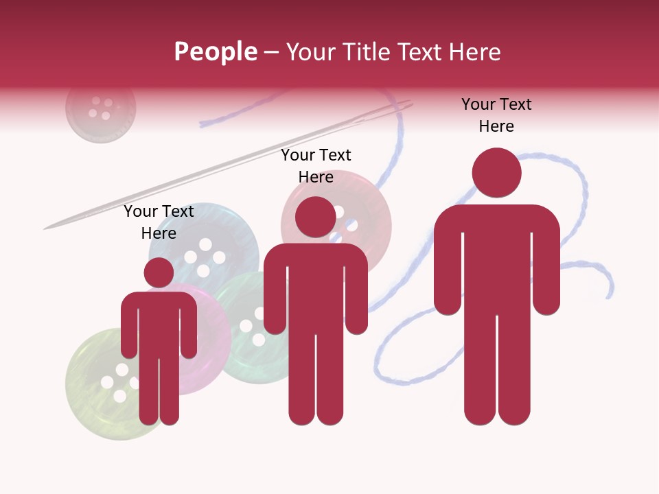 White Fashion Holes PowerPoint Template