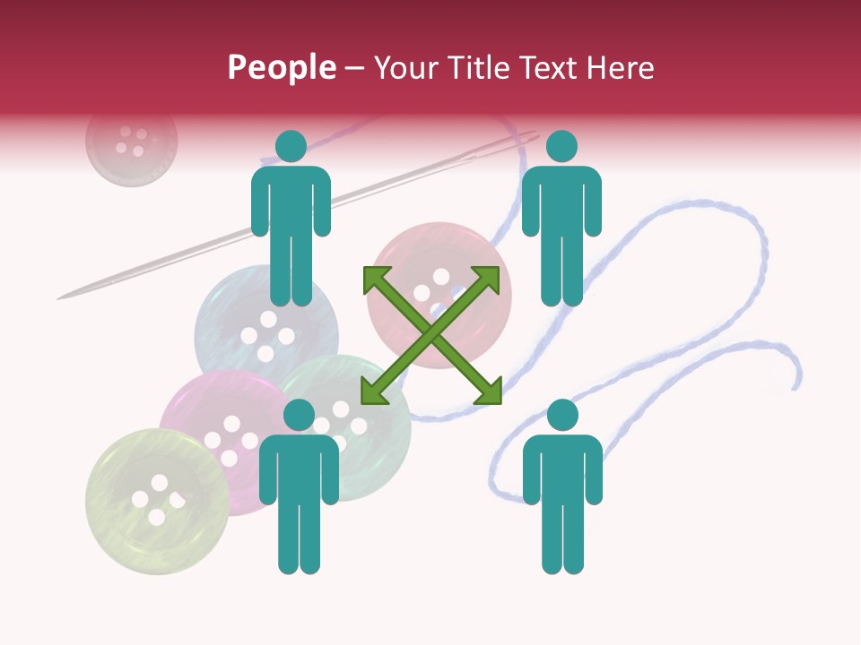 White Fashion Holes PowerPoint Template