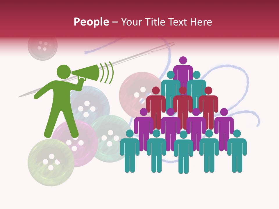 White Fashion Holes PowerPoint Template