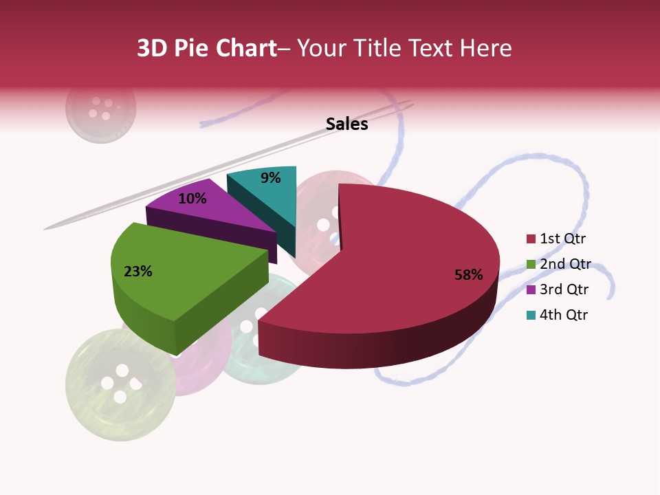 White Fashion Holes PowerPoint Template