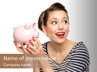 Attractive People Teenager PowerPoint Template
